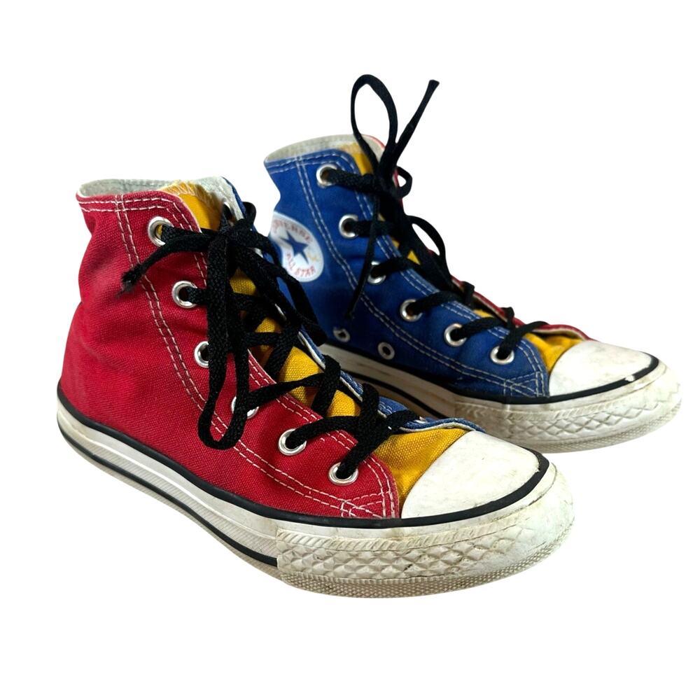 Converse Colorblock High Hi Top Chuck Taylor All Star Sneakers Little Kid Size 1